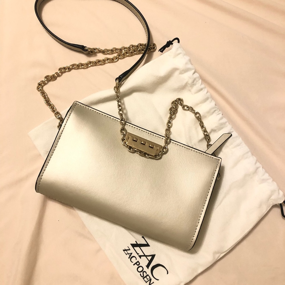 Zac posen crossbody handbag with dust bag